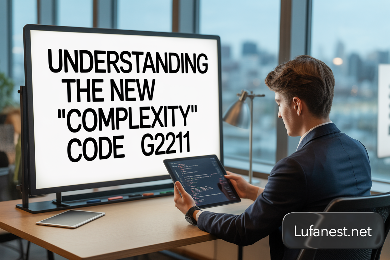 Understanding the New “Complexity” Code G2211